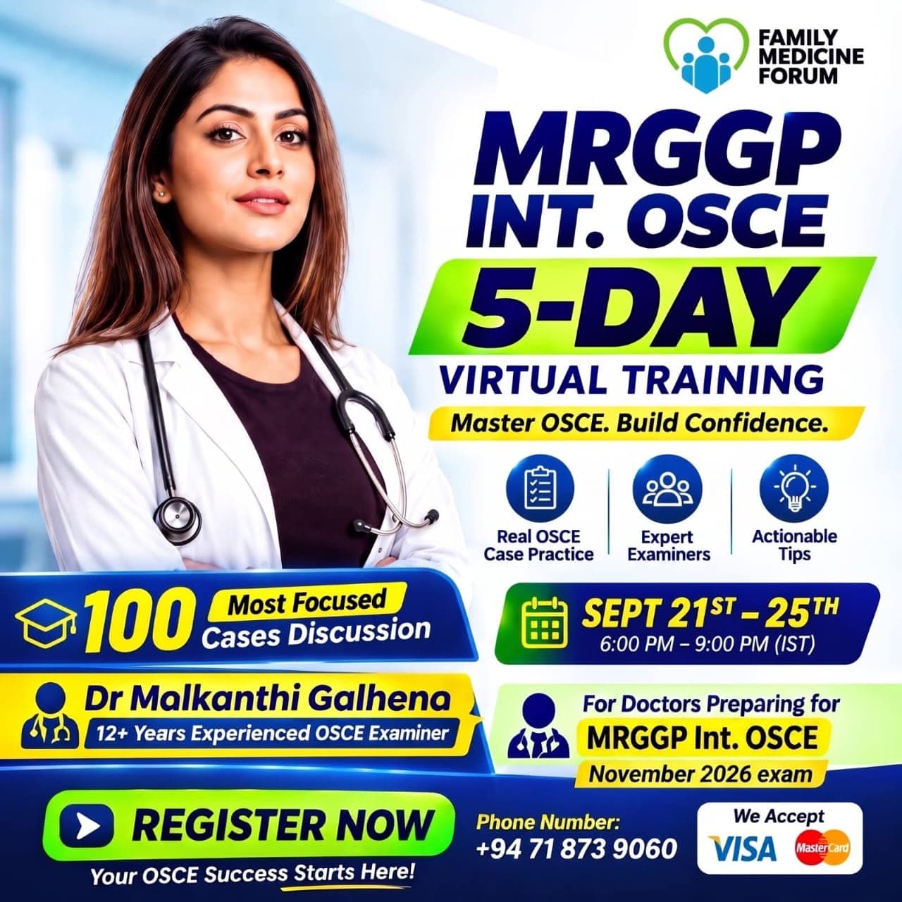 MRCGP (INT) OSCE — 5-Day Virtual Training